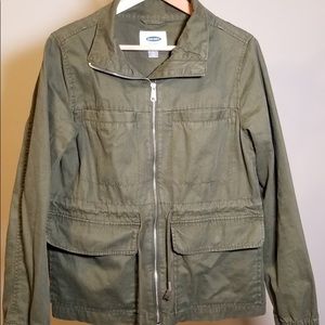 Olive khaki old navy jacket - size medium